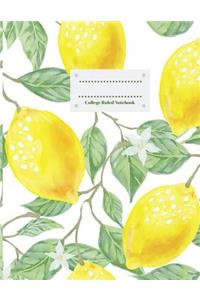 College Ruled Notebook