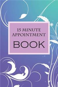 15 Minute Appointment Book
