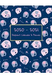 2020-2021 Elephant Calendar & Planner