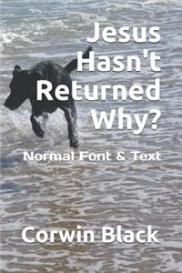 Jesus Hasn't Returned Why?