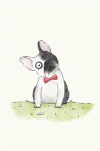 French Bulldog Dot Grid Journal