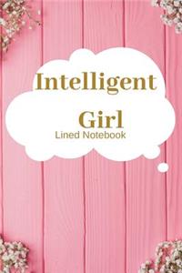 Intelligent Girl Lined Pages