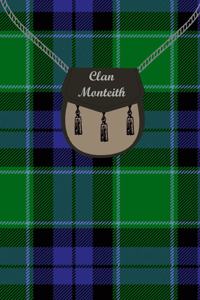 Clan Monteith Tartan Journal/Notebook