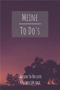 Meine To Do's Tägliche To Do Liste für über 100 Tage