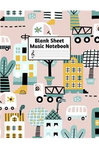 Blank Sheet Music Notebook