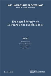 Engineered Porosity for Microphotonics and Plasmonics: Volume 797
