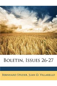 Boletin, Issues 26-27