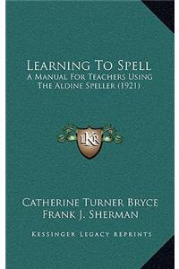 Learning To Spell