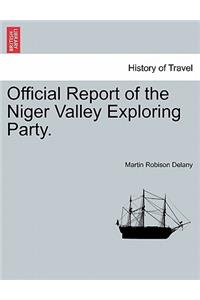 Official Report of the Niger Valley Exploring Party.