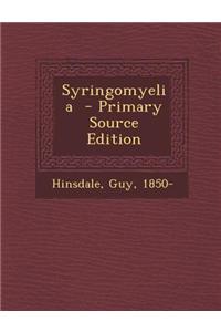 Syringomyelia