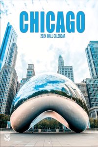 Chicago 2024 12x12 Photo Wall Calendar