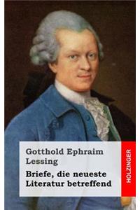 Briefe, die neueste Literatur betreffend