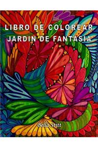 Libro de colorear - Jardin de fantasia