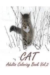 Cat: Adults Coloring Book Vol.2: An Adult Coloring Book of Cats in a Variety of Styles