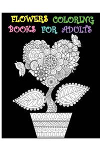 Flowers Coloring Books for Adults