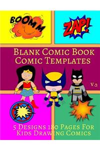 Blank Comic Book Comic Templates V.3