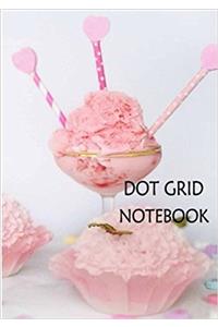 Dot Grid Notebook Pink: 110 Dot Grid Pages