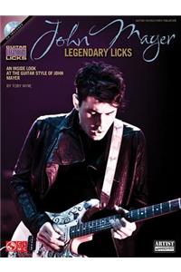 John Mayer Legendary Licks Book/Online Audio