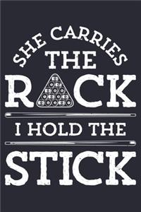 She Carries The Rack I Hold The Stick