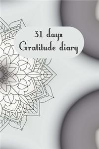 31 days gratitude diary