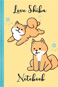 Love Shiba Puppy Notebook Volume 9