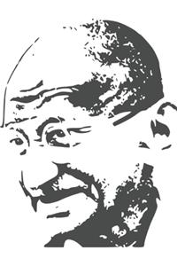 Mahatma Gandhi - achieve your goals, perfect 120 lined pages #1