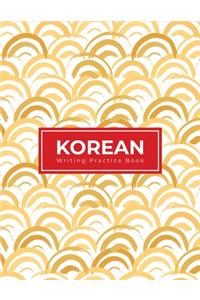 Korean Writing Practice Book