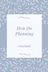 Hen Do Planning Notebook