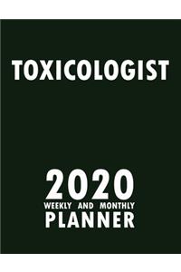 Toxicologist 2020 Weekly and Monthly Planner