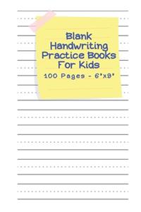Blank Handwriting Practice Books For Kids - 100 pages 6