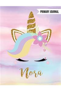 Nora Unicorn Primary Journal