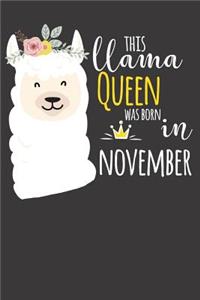 This Llama Queen was Born in November