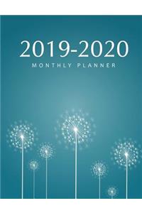 2019-2020 Monthly Planner: 24 Months January 2019 to December 2020, Two Year - Monthly Calendar Planner, Planner At A Glance Calendar, Academic Agenda Schedule Organizer Logbo