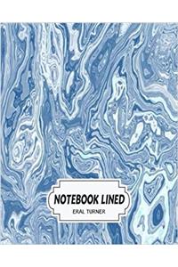 Notebook Lined Blue Marble: Notebook Journal Diary