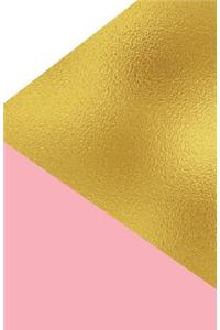 Chic Gold Pastel Pink Journal