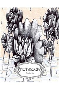 Notebook Journal Dot-Grid, Lined, Blank No Lined