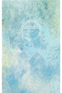 Blue Abstract Marble Notebook