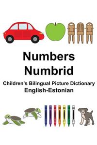 English-Estonian Numbers/Numbrid Children's Bilingual Picture Dictionary