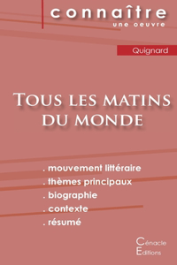 Fiche de lecture Tous les matins du monde (Analyse littéraire de référence et résumé complet)