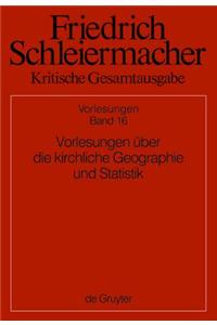 Vorlesungen Ã?ber Die Kirchliche Geographie Und Statistik