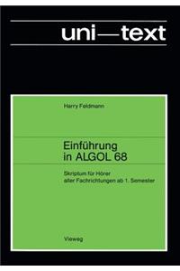 Einführung in ALGOL 68