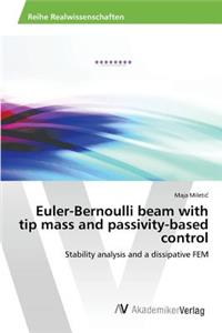 Euler-Bernoulli beam with tip mass and passivity-based control