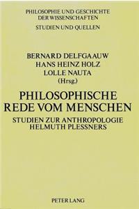 Philosophische Rede Vom Menschen