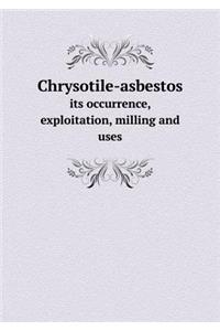 Chrysotile-Asbestos Its Occurrence, Exploitation, Milling and Uses
