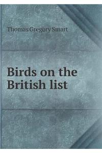 Birds on the British list