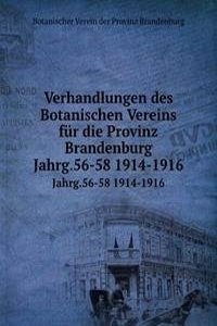 Verhandlungen des Botanischen Vereins fur die Provinz Brandenburg