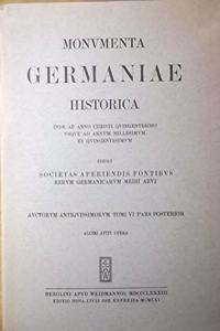 Monumenta Germaniae historica