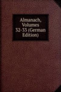 Almanach, Volumes 32-33 (German Edition)