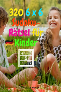 320 6 x 6 Sudoku-Rätsel für Kinder