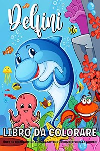 Libro Da Colorare Delfino